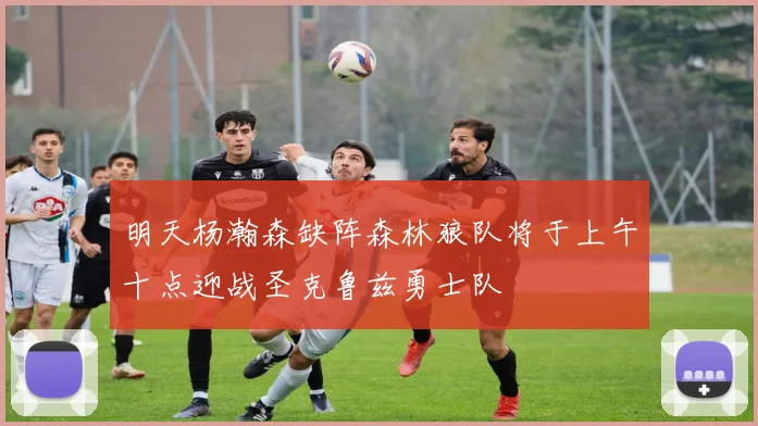 明天杨瀚森缺阵森林狼队将于上午十点迎战圣克鲁兹勇士队